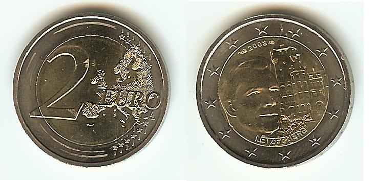 Luxembourg 2 euro 2008 BU